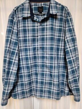 Joseph A. Banks Men's Long Sleeve Plaid Shirt Size XL